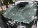 汽車遮陽傘前擋車載遮陽擋前擋風玻璃遮陽擋汽車防曬傘車內(nèi)用夏季防曬隔熱傘式遮光遮陽罩遮陽板便攜式遮陽傘 現(xiàn)代索納塔8伊蘭特途勝名圖IX35/IX25菲斯塔 兩廂車緊湊車型-小號加厚升級款 曬單實拍圖