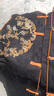 啄木鳥(niǎo)媽媽裝國(guó)風(fēng)刺繡馬甲女秋裝中老年女裝洋氣時(shí)髦馬夾新中式唐裝上衣 黑色春秋款 2XL 建議[115-125斤] 曬單實(shí)拍圖