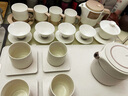 小罐茶 茶具茶水分離杯功夫套裝 2.0茶杯  現代派整套茶具泡茶杯 宣紙白（骨瓷）1件 曬單實(shí)拍圖