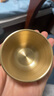 百納源 銅碗銅杯子工藝品供水杯佛堂用品供水碗家居裝飾品 銅碗（直徑6cm） 曬單實(shí)拍圖