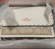 蔻馳（COACH）【品牌直供】女士時(shí)尚單肩斜挎包 仿蛇紋壓花 生日禮物90400 曬單實(shí)拍圖