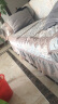 戴蒂欧式沙发套罩全包布艺沙发垫123组合夏季四季通用飘窗垫定制 伊莉莎-蓝色 单片80*80cm+17裙边 实拍图