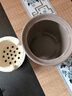 玻韻 老陶泥復古粗陶茶壺日式復古陶瓷煮茶家用過(guò)濾耐高溫大容量燒水壺 老巖泥提梁壺+老巖泥直身碳爐 曬單實(shí)拍圖