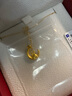 Lossot生日禮物女生可愛(ài)足金愛(ài)心兔黃金吊墜項鏈女5D硬金兔生肖掛墜 曬單實(shí)拍圖