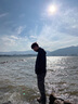 賽琪防風(fēng)連帽外套男夾克運動服戶外旅行露營登山百搭上衣 黑色 M 曬單實拍圖