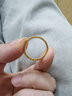 周大福520時(shí)鐘愛(ài)心黃金戒指女(工費160)14號 約4g F222351 曬單實(shí)拍圖