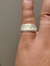 倔匠 轉動(dòng)99足銀男士戒指霸氣單身食指個(gè)性嘻哈寬大扳指指環(huán) 17號 曬單實(shí)拍圖