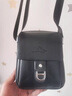 casa-kupsCK真皮單肩包男士韓版男包豎款商務(wù)小包休閑牛皮包潮小背包斜挎包 黑色小號 曬單實(shí)拍圖