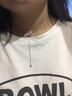 TEUCER同款流蘇蝴蝶結項鏈女韓版925銀仙女鎖骨鏈吊墜飾品生日禮物生日 比翼雙飛（雙色）+鑒定證書(shū)+綠色玫瑰禮盒 曬單實(shí)拍圖