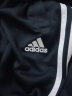 阿迪达斯 （adidas）运动裤男裤春秋款宽松透气弹力长裤运动休闲裤 黑白三条纹收腿裤 M 实拍图