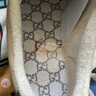 GUCCI 古馳 Gucci男鞋 男士Screene系列GG復古印花條紋小臟鞋運動鞋 白色卡其色 546551 9Y920 9666 42 曬單實拍圖