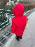 雪中飞（SNOWFLYING）雪中飞儿童羽绒服洋气男童中大童工装女童中长款蓄热羽绒服 红色 120cm 实拍图