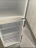 志高（CHIGO）128升双门冰箱家用小型一级能效 冷藏冷冻小冰箱出租房宿舍办公室二门省电保鲜速冻 以旧换新 【128D 101.8cm高 拉丝银】 实拍图
