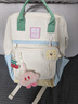 出走芝士奶糖 自制魚(yú)餅掛件書(shū)包小巧學(xué)生雙肩包旅行包電腦包登山包女 奶油夾心餅 曬單實(shí)拍圖