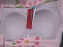 意芬無痕內(nèi)衣小胸聚攏夏季薄款女收副乳防下垂無鋼圈冰絲女士超薄文胸 淺粉 L 曬單實拍圖