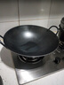 Mr.Broom鐵鍋章丘炒鍋不粘鍋雙耳熟鐵鍋純手工鍛打家用炒菜鍋無(wú)涂層圓底鍋 【雙耳黑鍋】 45cm 曬單實(shí)拍圖