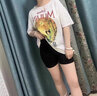 浪莎三分鯊魚(yú)褲女外穿高腰收腹顯瘦不卷邊鯊魚(yú)皮打底褲瑜伽騎行褲 曬單實(shí)拍圖
