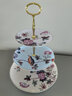 WEDGWOOD杜鵑三層點(diǎn)心盤(pán)骨瓷蛋糕盤(pán)下午茶糕點(diǎn)盤(pán)子多層干果盤(pán) 杜鵑三層點(diǎn)心盤(pán) 3層 曬單實(shí)拍圖