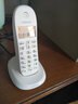 摩托羅拉（Motorola）數字無(wú)繩子母機無(wú)線(xiàn)電話(huà)機中文顯示 雙免提 辦公家用電話(huà)機 CL101C一拖一白色 曬單實(shí)拍圖