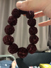 光語(yǔ) 20mm尼泊爾機刷包漿玉化大金剛菩提配飾手串高密高油5五6六瓣紅皮爆肉男士佛珠手鏈禮物 素珠款 曬單實(shí)拍圖