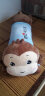 艾筱扬猴子玩偶抱枕长条娃娃女生睡觉抱毛绒玩具女孩生日妇女节礼物 棕色圆眼（开心每一天） 1米 实拍图