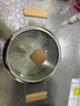 波波維奇湯鍋不銹鋼316食品級家用加厚蒸煮燉不粘鍋電磁爐燃?xì)庠铍p耳湯鍋 湯鍋加厚0涂層【316L鋼】 24cm 曬單實(shí)拍圖