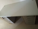 辦公虎辦公家具鋼制辦公桌電腦桌 寫(xiě)字臺(tái)  淺灰色電腦桌 1.4米 曬單實(shí)拍圖