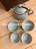汝道 汝窯茶壺大號單壺 汝瓷可養(yǎng)蟬翼開片茶藝壺 陶瓷手工壺功夫茶具泡茶壺 新粉青蓮子壺280ml 曬單實(shí)拍圖