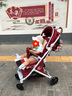 貝爾貝爾（bair）嬰兒推車(chē)輕便兒童手推車(chē)折疊嬰兒車(chē)拉桿式可坐可躺 雅典紅 箱 曬單實(shí)拍圖