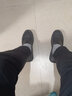 甘稻風春秋男士頭層牛皮軟皮軟底爸爸鞋手工皮鞋商務休閑時尚舒適男鞋子 3162【黑色】 39 曬單實拍圖