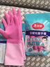 美麗雅強(qiáng)韌光里乳膠手套家務(wù)衛(wèi)生打掃洗衣清潔廚房洗碗護(hù)手膠皮手套橡膠 小號(hào) 曬單實(shí)拍圖