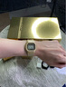 卡西歐（CASIO）G-SHOCK小方塊系列手表男手表多功能運(yùn)動(dòng)手表生日禮物學(xué)生送人 DWE-5600HG-1禮盒款小金表 曬單實(shí)拍圖