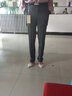 佳昭職業(yè)西褲女冬商務(wù)正裝褲女士加絨加厚工作褲褲子春秋季女式直筒褲 深灰(春秋冬-可系皮帶) M 曬單實拍圖