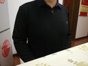 花花公子加厚毛衣男士羊毛衫保暖上衣線(xiàn)衣百搭假兩件翻領(lǐng)針織T恤爸爸男裝 灰色82295 加厚 L (170) 曬單實(shí)拍圖