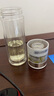特美刻（TOMIC）雙層玻璃杯男士茶水分離杯泡茶杯防燙耐高溫大容量茶杯子便攜水杯 【經(jīng)典款】白色 340ml 曬單實拍圖
