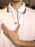 GEVILANG鈦鋼項(xiàng)鏈男潮流貔貅吊墜銀色轉(zhuǎn)運(yùn)珠吊墜復(fù)古鎖骨鏈女嘻哈長款頸鏈 貔貅轉(zhuǎn)運(yùn)珠吊墜搭配方形項(xiàng)鏈 曬單實(shí)拍圖