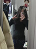 KJ美體肌底衣超薄秋衣秋褲套裝修身超彈保暖內衣女 黑色 均碼適合80-120斤 曬單實(shí)拍圖
