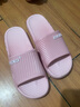 路路佳涼拖鞋女夏季居家用防滑軟底室內(nèi)浴室拖鞋情侶洗澡拖鞋男士 安可拉紅 38 （建議37的腳穿） 曬單實(shí)拍圖