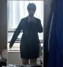 金蒂情 秋裝西裝套裝正裝小西裝女式工作服制服 職業(yè)裝女裝套裝 黑色西裝+白襯+黑裙+黑褲 XXXL（建議130-140斤） 曬單實(shí)拍圖