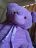 拉芙兔毛絨玩具熊貓泰迪熊公仔大熊玩偶娃娃狗熊抱抱熊送女生情人節禮物 紫色薰衣草味熊 全長(cháng)1.6米重約4.8公斤 曬單實(shí)拍圖