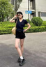 千紙鶴（Q ZHIHE）小皮鞋女款英倫風(fēng)2025新款夏季夏天JK配裙子樂(lè )福鞋百搭厚底女鞋子 黑色啞光（單里） 35 曬單實(shí)拍圖