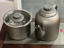 益武鈦合金茶壺電熱水壺 可嵌入式純鈦上水泡茶壺 智能底部上水泡茶好物 一體式茶盤(pán)泡茶通用 1.5L 鈦煮水壺+鈦消毒鍋+玻璃蒸茶壺 曬單實(shí)拍圖
