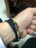 KJP手工編織船錨手鏈男潮皮質(zhì)男士手環(huán)女學(xué)生閨蜜情侶禮物飾品ins小眾設計明星同款 The Kraken XS 曬單實(shí)拍圖