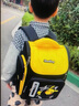 萌惺尚新款小學(xué)生皮卡丘書(shū)包卡通1-3-6年級男生兒童書(shū)包減負雙肩背包 寶藍配黃大號 曬單實(shí)拍圖