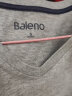 班尼路（Baleno）潮新疆棉休闲v领修身短袖打底衫 20E花灰-V领 S  实拍图