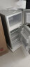 【尾货机】志高（CHIGO）【送货上门】冰箱 家用双门小冰箱冷藏冷冻电冰箱 立体制冷 46F128L双门【两天一度电】金色 实拍图