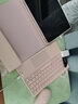 B.O.W 航世 2022新款ipad藍牙鍵盤(pán)air5保護套帶筆槽10.2蘋(píng)果Pro觸控鼠標套裝 皮套+觸控鍵盤(pán)+鼠標【淡雅粉】 ipad2019/20版通用10.2英寸 曬單實(shí)拍圖