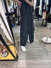 POUM工裝褲男夏季新款青少年寬松闊腿褲美式高街潮牌直筒運動(dòng)休閑褲子 SDFS-A02黑色 XL 曬單實(shí)拍圖