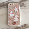 佩諾（PINO） iPhone6s/7/8手機(jī)殼蘋果6P/7P/8Plus保護(hù)套全包防摔卡通男女款潮刺繡公仔可愛SE2/SE3加厚外殼  【本博】奶油花帕哈狗+手鏈 iPhone 6/6s  版本 曬單實(shí)拍圖