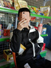 卡度頓青少年外套男夾克套裝春秋季2025新款大高中學(xué)生潮流穿搭衣服一套 兩件套【2201黑白春秋+工裝褲】 L 適合106-120斤 曬單實(shí)拍圖